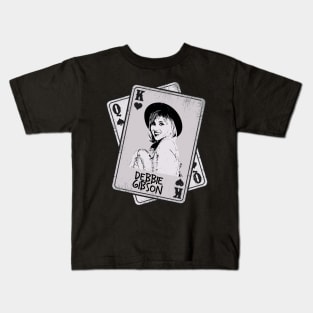 Retro Debbie Gibson Card Style Kids T-Shirt